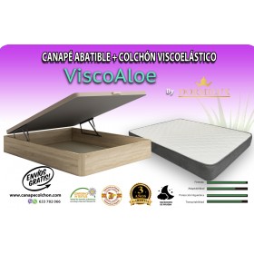 Pack viscoAloe color roble 150x190