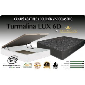 Pack Turmalina LUX 6D color blanco 135x190