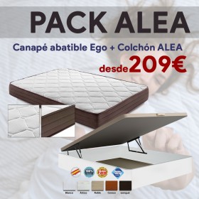 Pack Alea Ego: Canapé abatible Ego + Colchón Alea