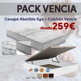 Pack Vencia Ego: Canapé Abatible Ego + Colchón Vencia