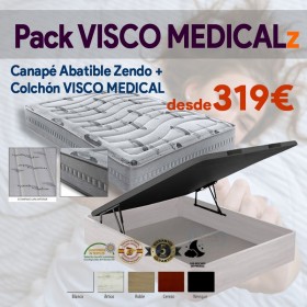 Pack Visco Medical Zendo: Canapé Abatible Zendo + Colchón Visco Medical