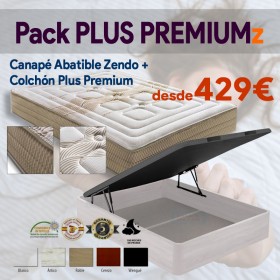 Pack Plus Premium Zendo: Canapé Abatible Zendo + Colchón Plus Premium